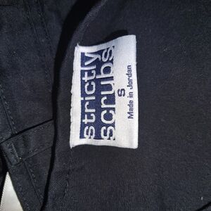 Strictly Scrubs Black Scrub Top